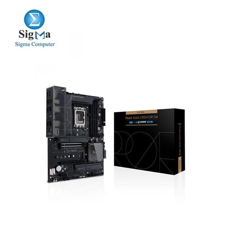 ASUS motherboard ProArt B660-CREATOR D4