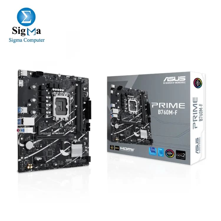 ASUS Intel PRIME  B760M-F LGA 1700 micro-ATX motherboard