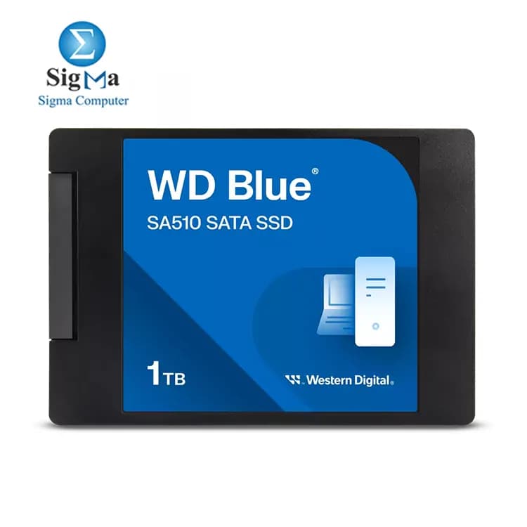 ويسترن ديجيتال هارد ديسك 1TB WD Blue SA510 SATA داخلي SSD - SATA III 6 Gb/s، مقاس 2.5 بوصة