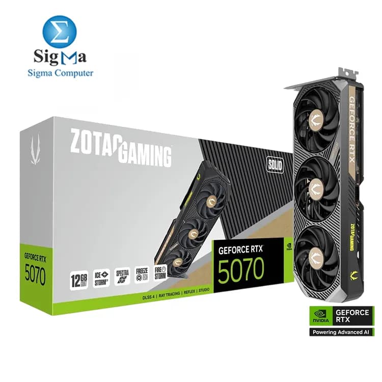 ZOTAC RTX 5070 SOLID 12G DDR7