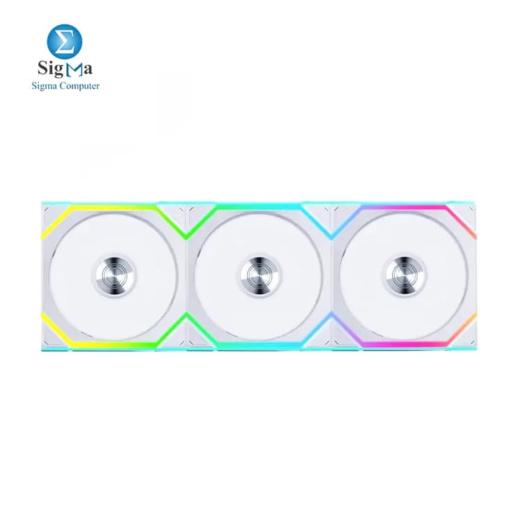 LIAN LI UNI Fan TL Wireless 120MM ARGB Reverse Blade White 3 Fans With Controller Fan-12RTL1W3W WHITE