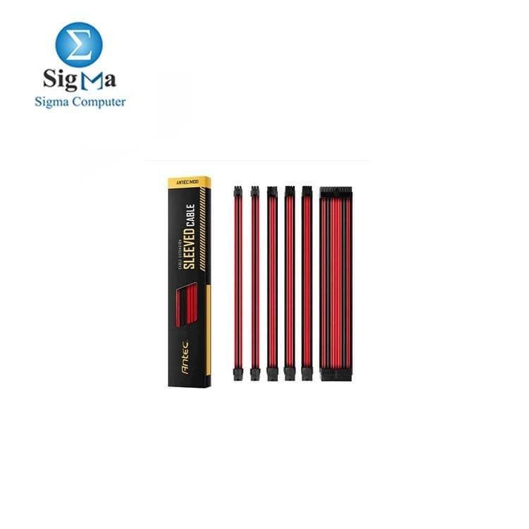 Antec PSU Sleeved Extension Cable Kit Red/Black PSUSCB30-201-R/B