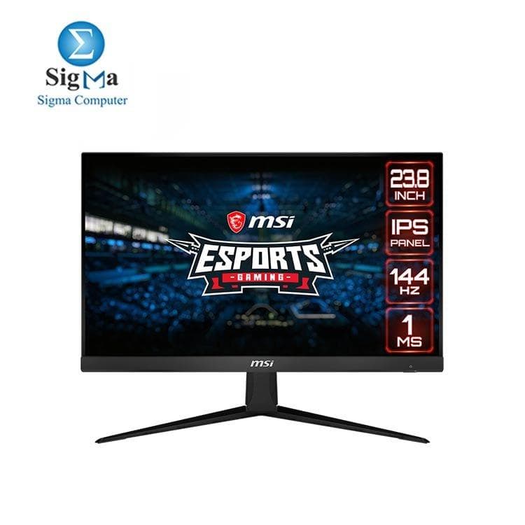 شاشة ام اس اي OPTIX G241 مقاس 23.8 بوصة FHD IPS - 1MS - بحواف فائقة النحافة - 144Hz