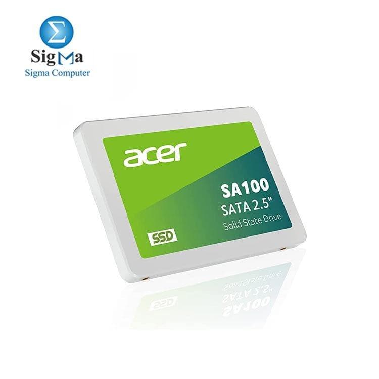 هارد ايسر SA100 سعة 480GB مقاس 2.5 بوصة SSD SATA III تقنية 3D NAND داخلي Solid State Drive سرعة تصل إلى 560 MB/s - BL.9BWWA.103