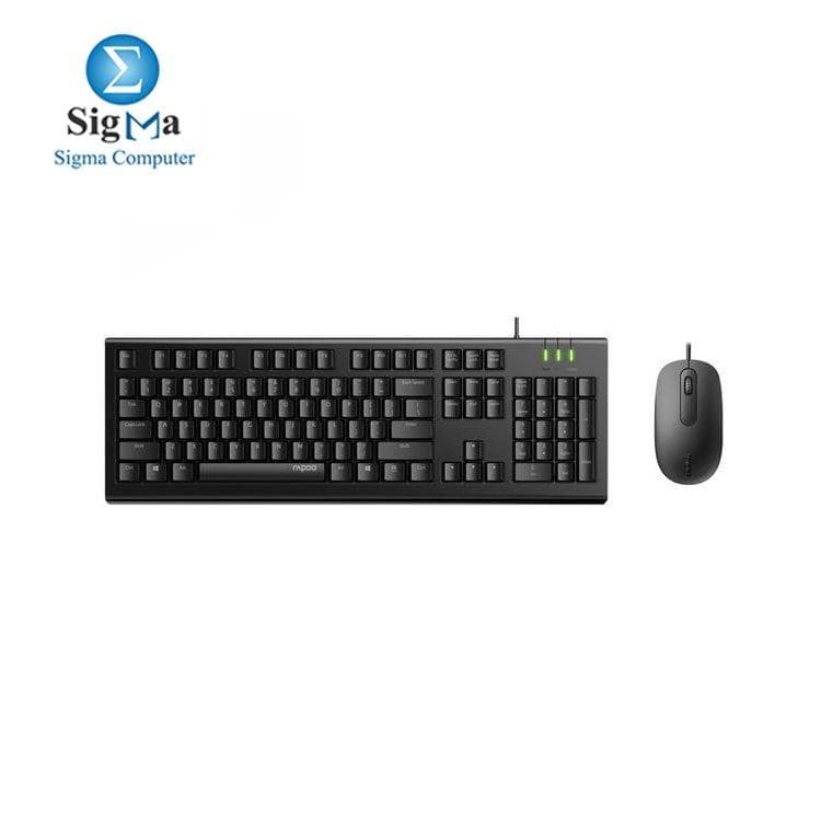 Rapoo X120 PRO Wired Optical Combo