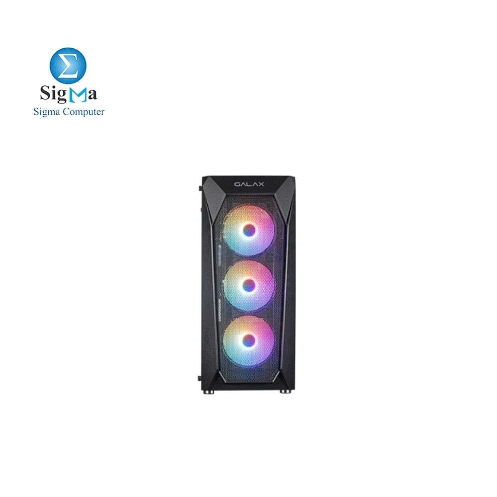 كيسة كمبيوتر جالكس (REV-05) (4FANS FIXED RGB)(AIR UO TO 160MM)(VGA UP TO 330MM)+MESH