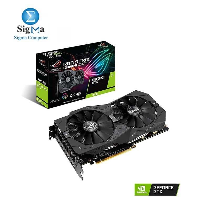 كرت شاشة اسوس ROG Strix GeForce® GTX 1650 SUPER™ OC Edition 4GB GDDR6