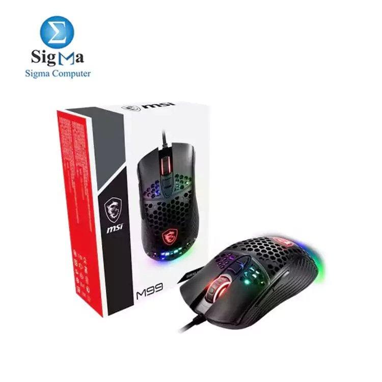 ماوس جيمنج سلكي RGB LED ام اس اي M99 - أسود