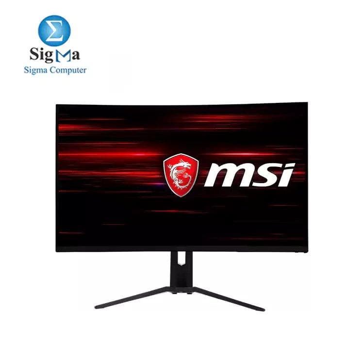 شاشة ام اس اي Optix MAG321CURV منحنية للجيمنج - 32 بوصة 16:9 UHD 3840 x 2160 VA 60Hz 4ms 1500R 4K دقة عالية، بدون وميض، إضاءة زرقاء منخفضة، بدون إطار، أسود
