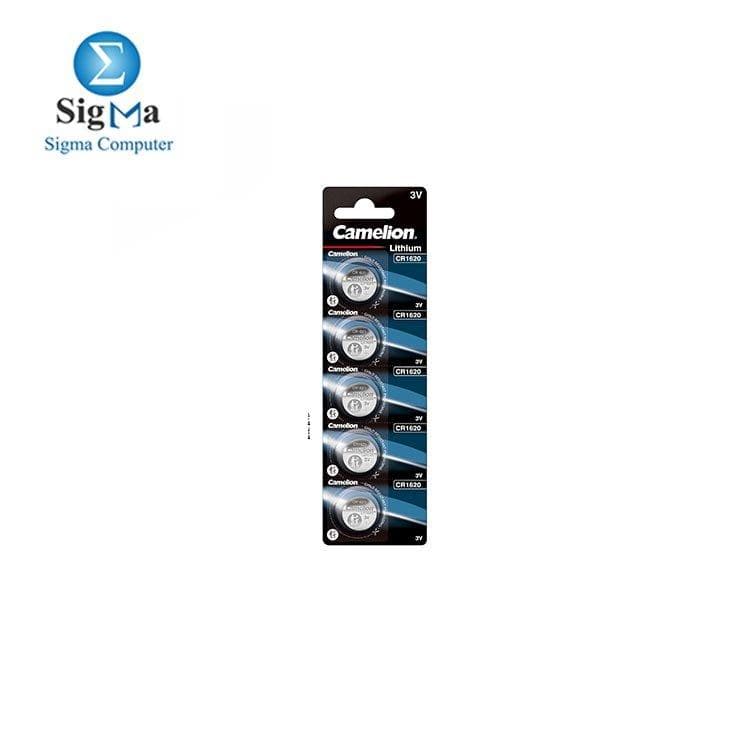 بطارية كاميليون ليثيوم عملة CR1620-BP5-5PC