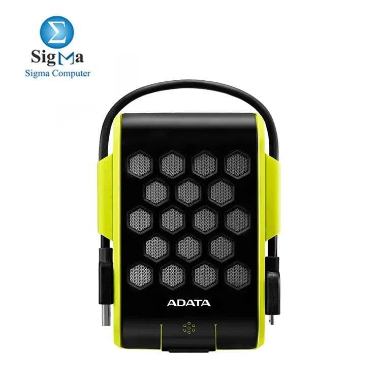 هارد خارجي ADATA HD720 سعة 1TB USB 3.0 مقاوم للماء والأتربة والصدمات، لون أخضر