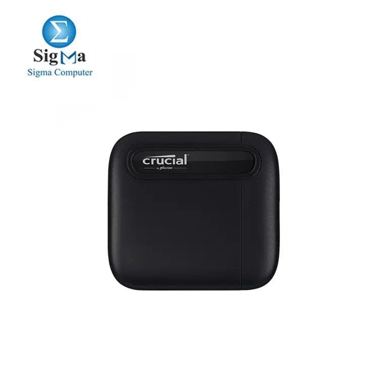 هارد كروشال خارجي X6 محمول SSD سعة 1TB سرعة 540 MBs USB 3.2 Type-C مقاوم للصدمات