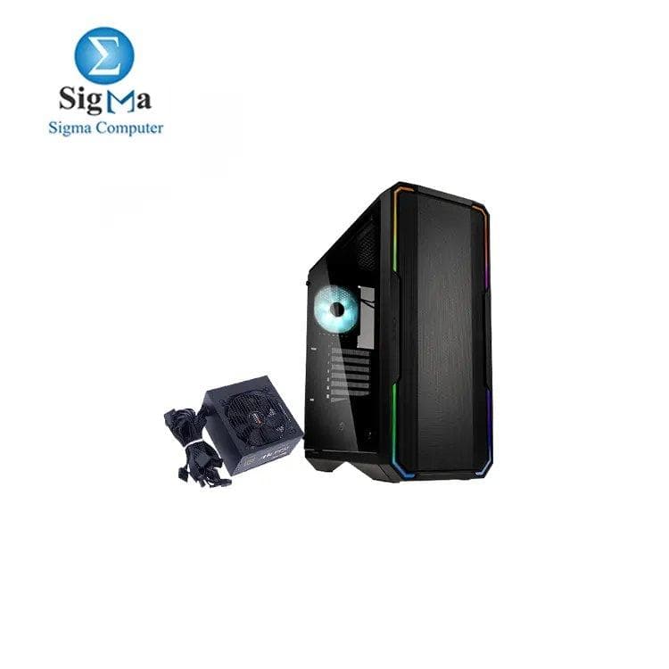BUNDLE BitFenix Enso Mesh black Case with 2B PW004 power Supply 650W 0plus EU230V