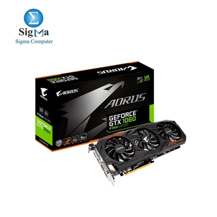 كرت شاشة AORUS GeForce® GTX 1060 6G