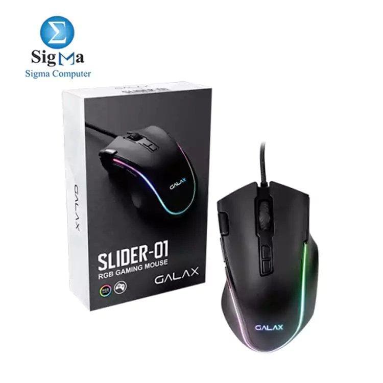 ماوس جيمنج جالكس (SLD-01) 7200DPI/ RGB/ 8 أزرار ماكرو قابلة للبرمجة