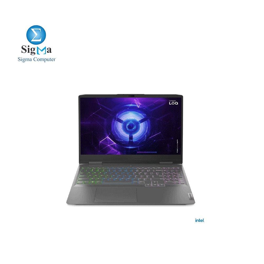 لابتوب لينوفو LOQ 15IRH8 82XV002LUS-انتل Core i5 13420H- كرت شاشة انفيديا GeForce RTX 3050 6GB - رام 8GB DDR5 5200mhz - هارد 1TB NVMe SSD - شاشة 15.6 FHD IPS 144Hz