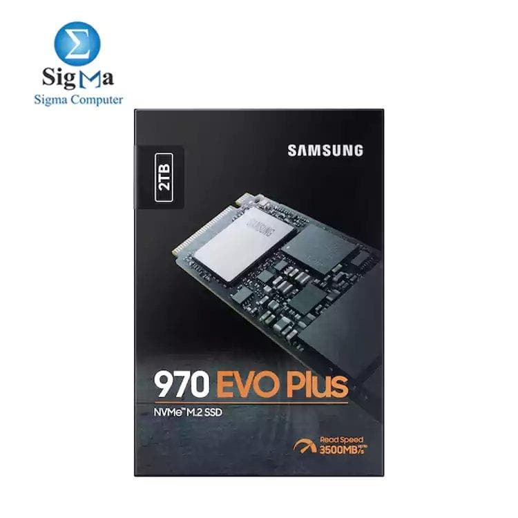 سامسونج 970 EVO Plus هارد SSD بنظام NVMe M.2 سعة 2TB MZ-V7S2T0B/AM