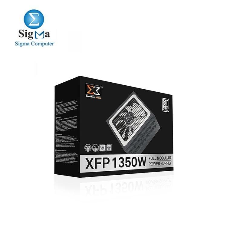 مزود طاقة XIGMATEK 1350W 80 PLUS PLATINUM كامل الوحدات
