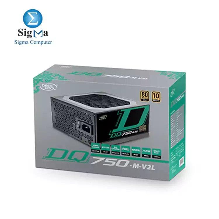مزود طاقة ديب كول DQ750-M-V2L بقدرة 750 وات 80 Plus Gold