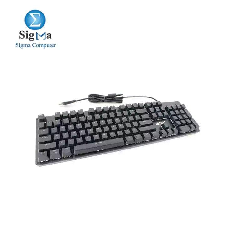 كيبورد جيمنج ايسر ميكانيكال RGB أسود okb070