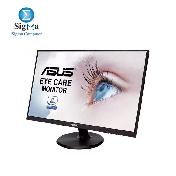 شاشة اسوس VA24DQ للعناية بالعين – 23.8 بوصة Full HD IPS بدون إطار 75Hz FreeSync 1920x1080-أسود