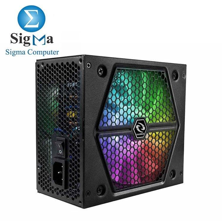 باور سبلاي RAIDMAX Thunder RGB RX-535AP بقدرة 80 PLUS BRONZE موديلار