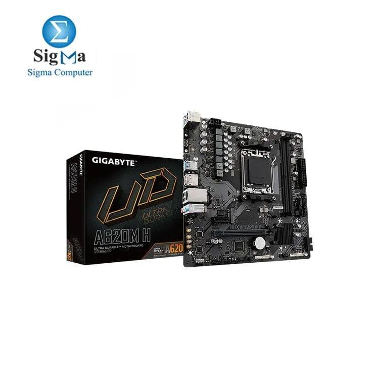 لوحة أم جيجابايت A620M H سوكيت AM5 LGA 1718