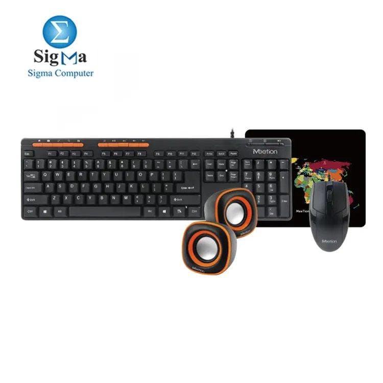 MEETION C105 3 In1 Keyboard & Mouse & Speaker & free mouse pad Office Combo
