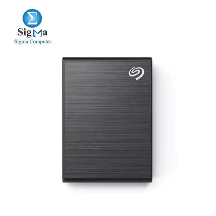 هارد ديسك خارجي سيجيت 2TB One Touch محمول USB 3.0 أسود