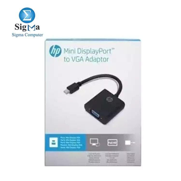 محول اتش بي Mini DisplayPort إلى VGA أسود