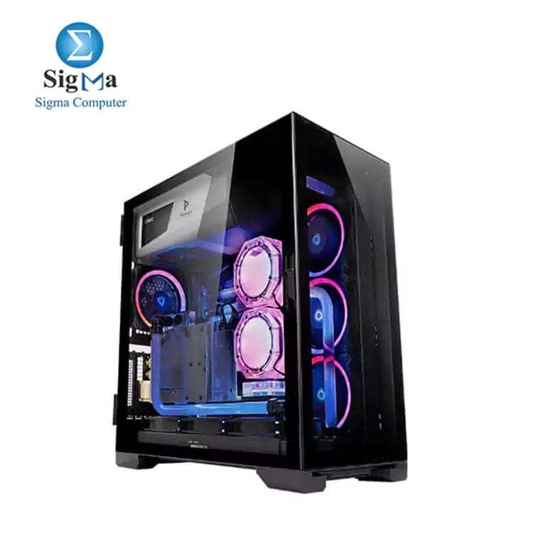 كيسة كمبيوتر انتيك Performance Series P120 Crystal ميد تاور E-ATX، واجهة زجاجية بدون مراوح