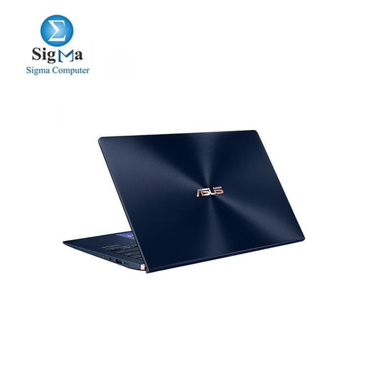لابتوب اسوس Zenbook 14 UX434FLC-A6269T، معالج i7 10510U، رام 16GB، هارد 1TB SSD، كرت شاشة GeForce MX250 2GB، ويندوز، لون أزرق