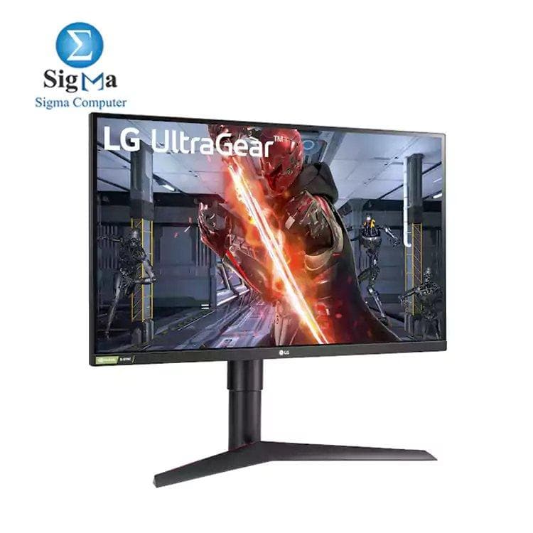 شاشة ال جي 27GL850 مقاس 27 بوصة UltraGear Nano IPS، استجابة 1ms، جيمنج، متوافقة مع G-Sync (27GL850-B)