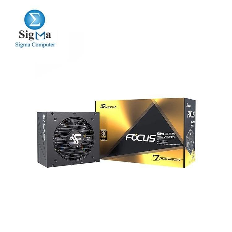 مزود طاقة Seasonic Focus GM-850 بقدرة 850 وات 80+ Gold، شبه موديلر