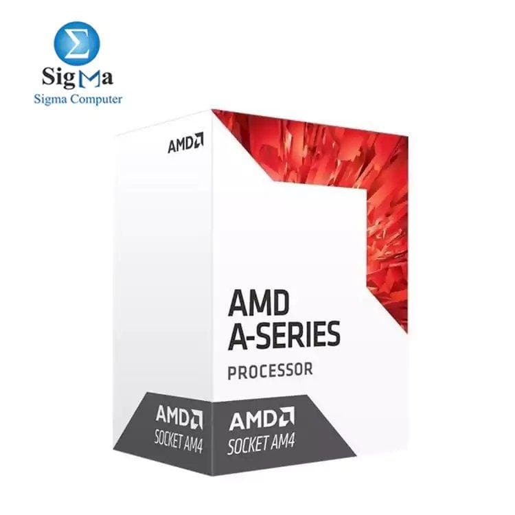 معالج اي ام دي A8-9600-APU 4 نواة/4 مسارات 3.1 GHz (3.4 Ghz Turbo) سوكيت AM4 مع كرت شاشة Radeon R7 Series