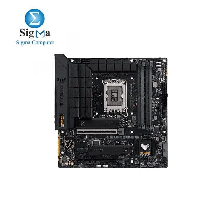 ASUS TUF GAMING B760M-PLUS D4 Intel® Socket LGA1700 for 13th Gen Intel® Core™ & 12th Gen motherboard.