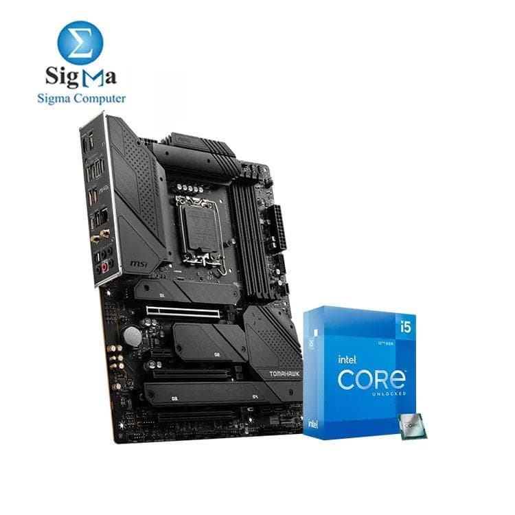 MSI MAG Z690 TOMAHAWK Gaming Motherboard ATX And Intel Core i5-12600K Desktop Processor