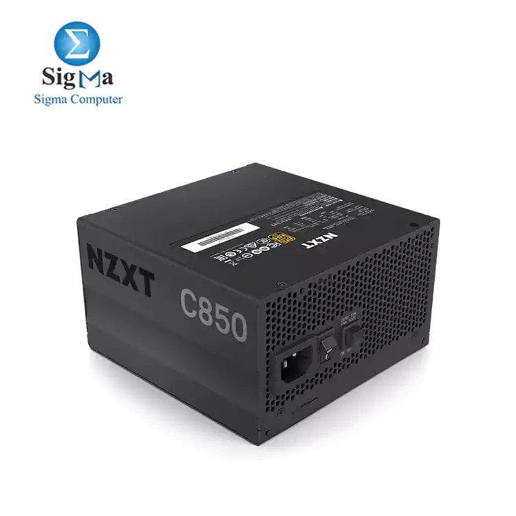 مزود طاقة NZXT C850M بقدرة 850W، شهادة 80 PLUS GOLD، إصدار UK