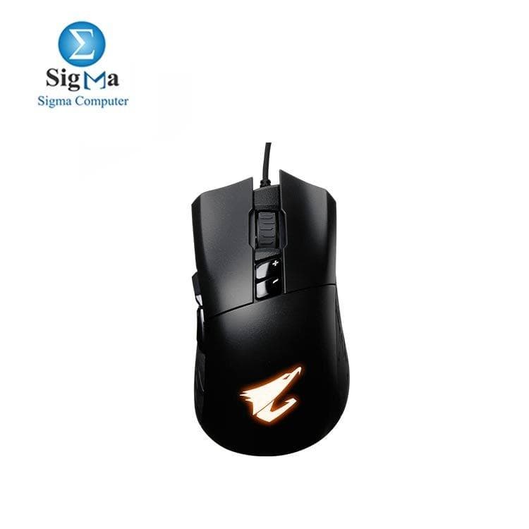 ماوس جيمنج AORUS M3 بمحرك بصري دقيق 6400 DPI، قابل للبرمجة بالكامل، تصميم مريح، RGB Fusion
