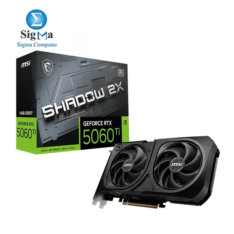 MSI GeForce RTX 5060 Ti 16G SHADOW 2X OC PLUS