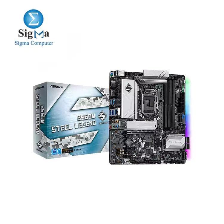 لوحة أم Asrock انتل B560M Steel Legend DDR4 OC