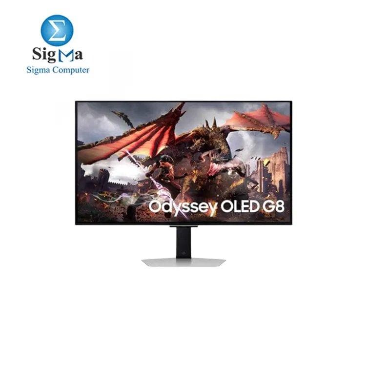 Samsung Odyssey G8 G80SDG8 G80SD 32″ OLED 4K Flat 240Hz 0.03ms Gaming Monitor – LS32DG800SUXEN