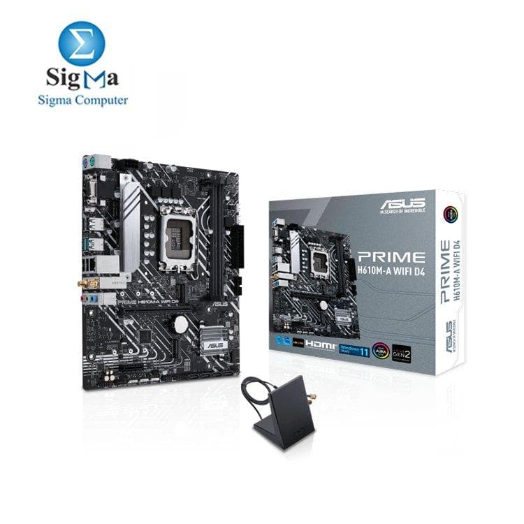 ASUS PRIME H610M-A WIFI D4-CSM Socket LGA 1700 Motherboard