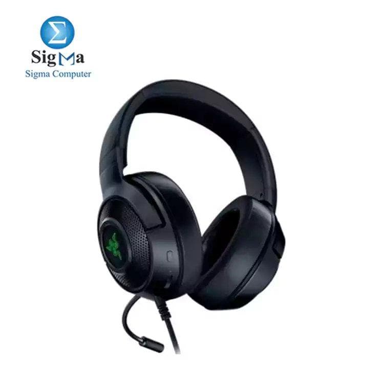 سماعة جيمنج ريزر Kraken V3 X سلكية USB لأداء صوتي احترافي