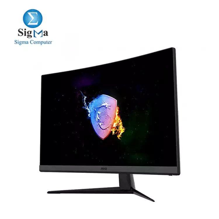 شاشة ام اس اي Optix G27C7 منحنية للجيمنج، 1920 x 1080 (FHD)، 27 بوصة، نسبة عرض 16:9، زمن استجابة 1ms، معدل تحديث 165Hz، مضادة للتوهج - أسود