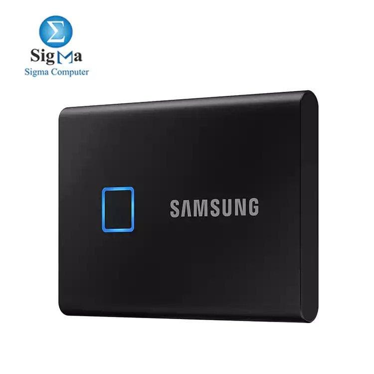 SAMSUNG Portable SSD T7 TOUCH USB 3.2 1TB EXTERNAL SOILD STATE DRIVE Black