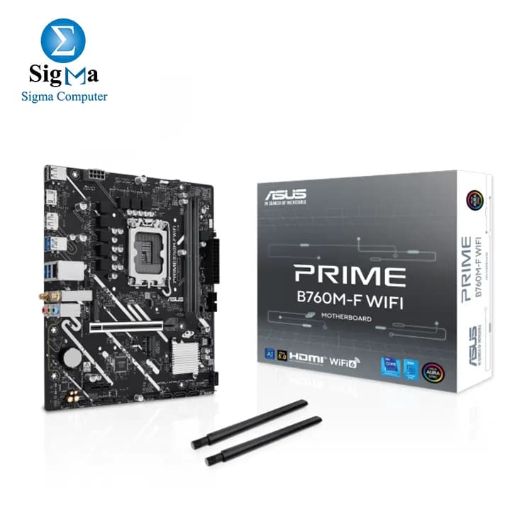 ASUS Intel PRIME B760M-F WIFI LGA 1700 micro-ATX motherboard