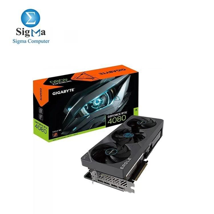 كرت شاشة جيجابايت GeForce RTX 4080 EAGLE 16GB GV-N4080EAGLE-16GD