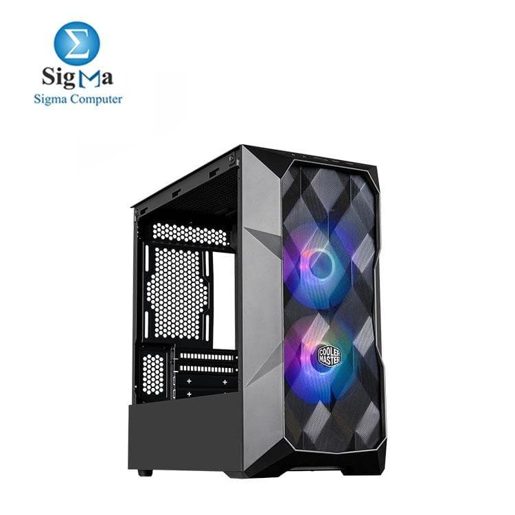 كولر ماستر TD300 Mesh كيسة Micro ATX مع واجهة شبكية قابلة للإزالة وإضاءة ARGB