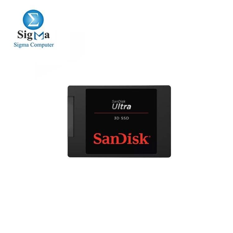 سانديسك SSD Ultra 3D NAND هارد داخلي 4TB - SATA III 6 Gb/s, 2.5"